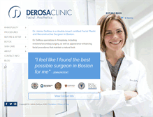 Tablet Screenshot of derosaclinic.com